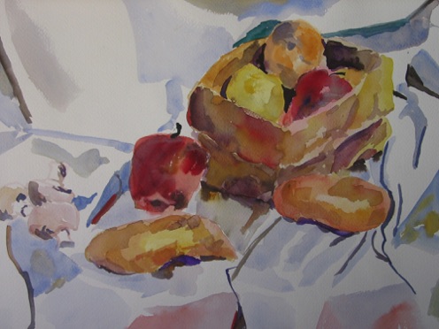 Aquarell, 1987,
60 x 40